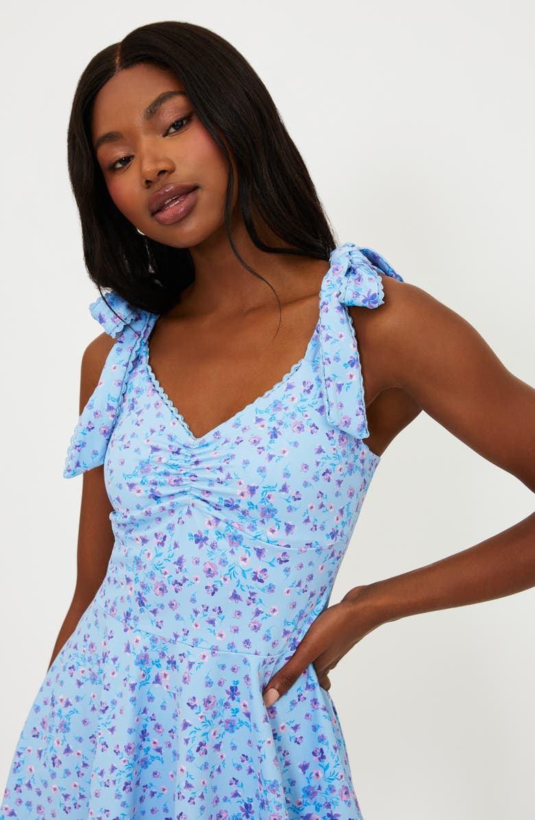 Beach Riot Pixie Floral Active Dress, Alternate, color, 