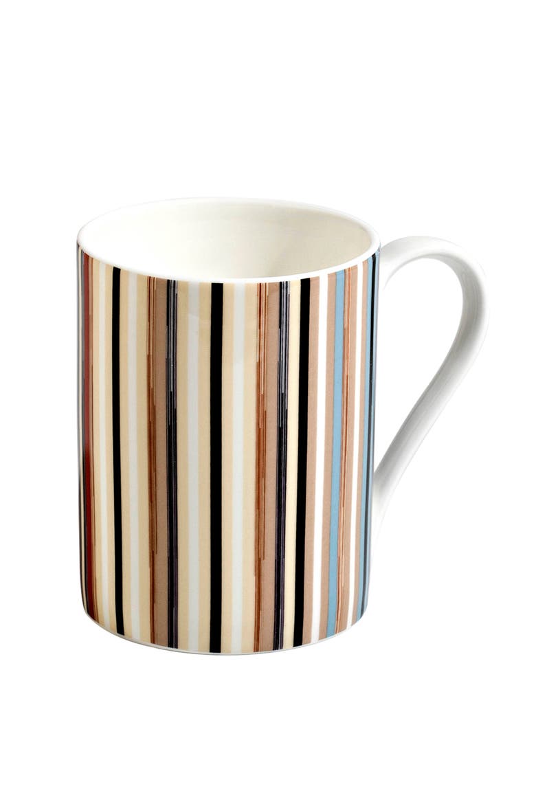 Mug Cup STRIPES in Luxury Box Jenkins 148 diam. 3", H 3.9", cap. 12.5 oz, Alternate, color, Multicolor