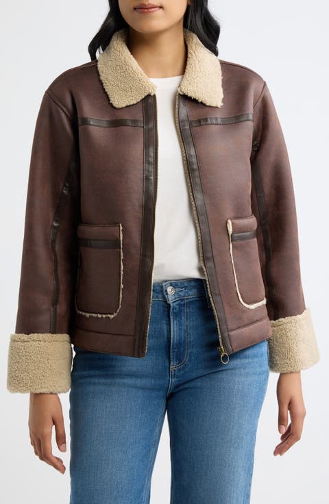 Faux Shearling Jacket