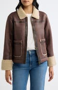 CITY BLUES Faux Shearling Jacket