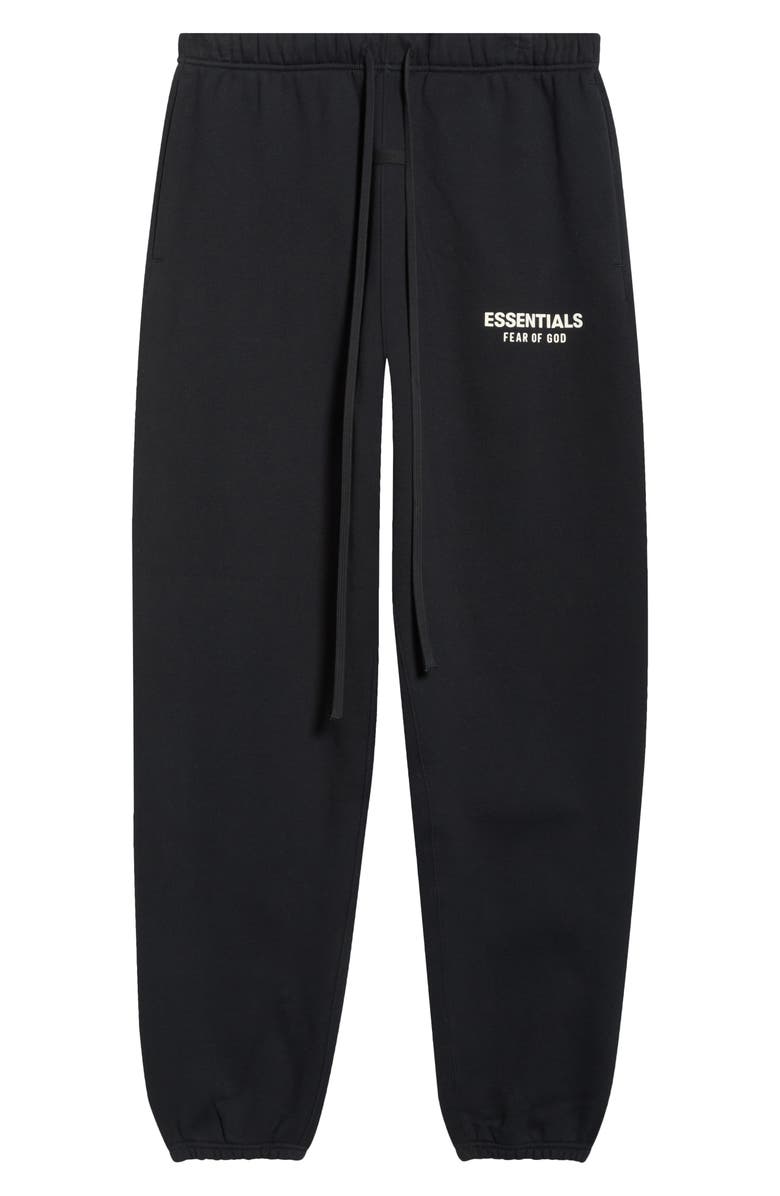 Fear of God Essentials Classic Fleece Sweatpants, Alternate, color, Vintage Black