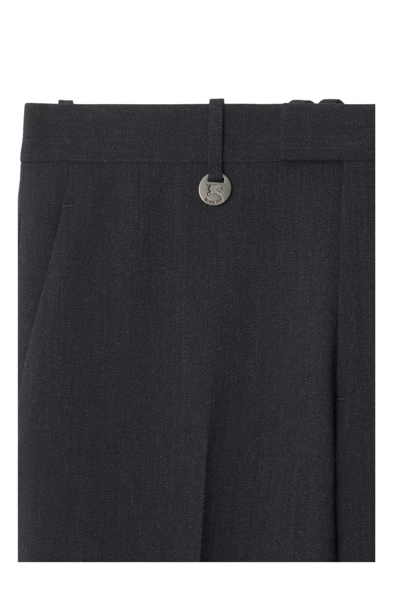 Wool Blend Tailored Trousers, Alternate, color, Midnight grey melange