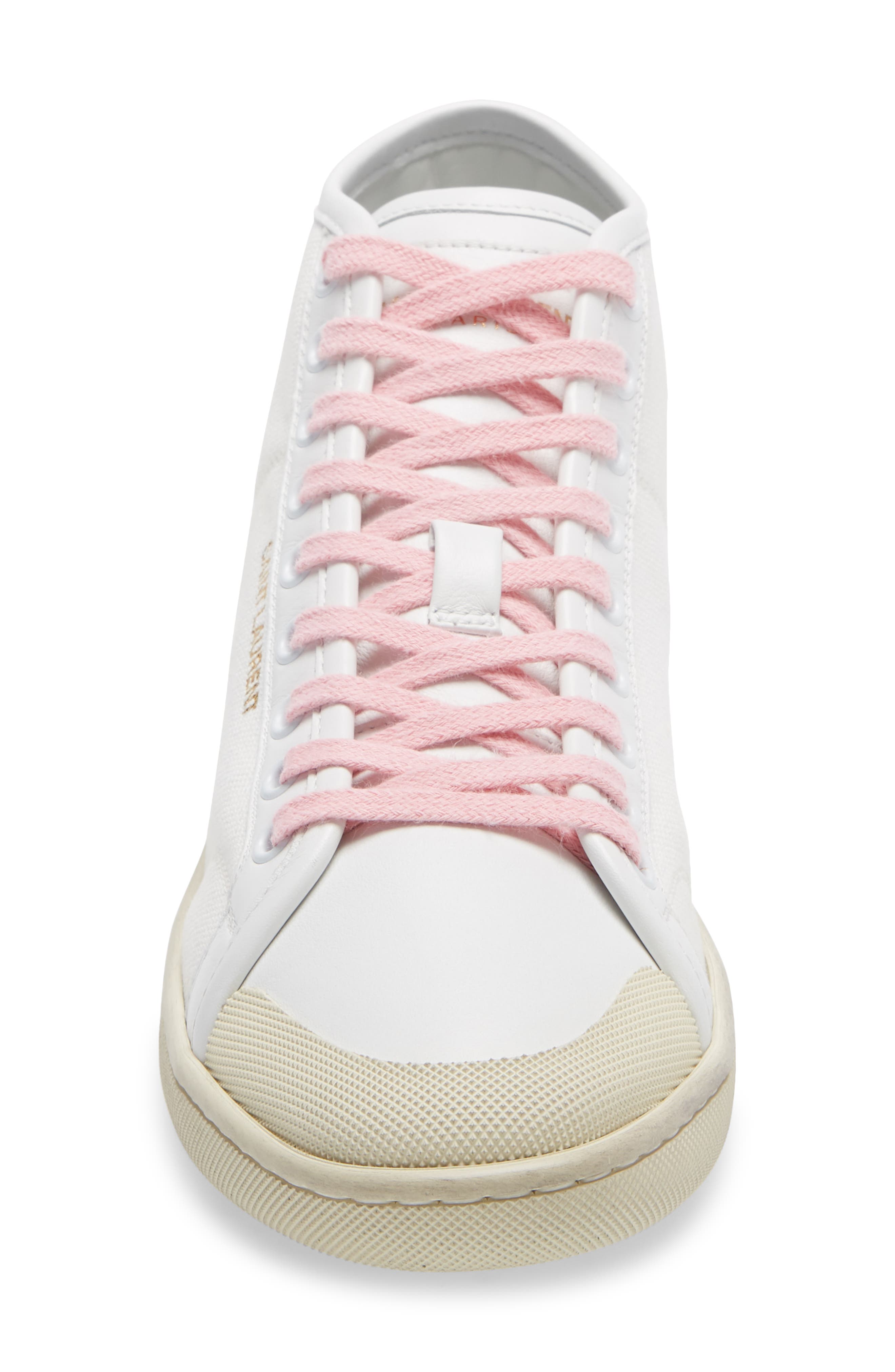Saint Laurent SL/39 Organic Cotton Sneaker, Alternate, color, 