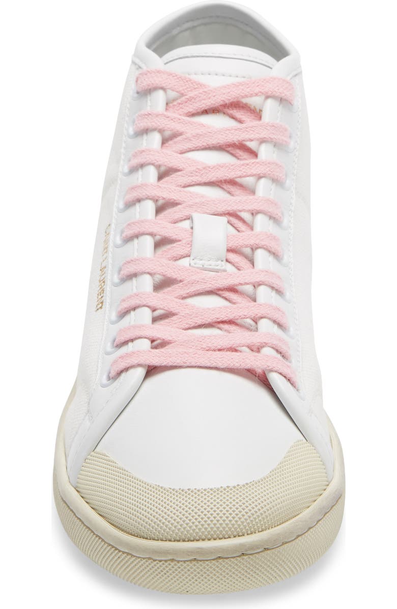 Saint Laurent SL/39 Organic Cotton Sneaker, Alternate, color,