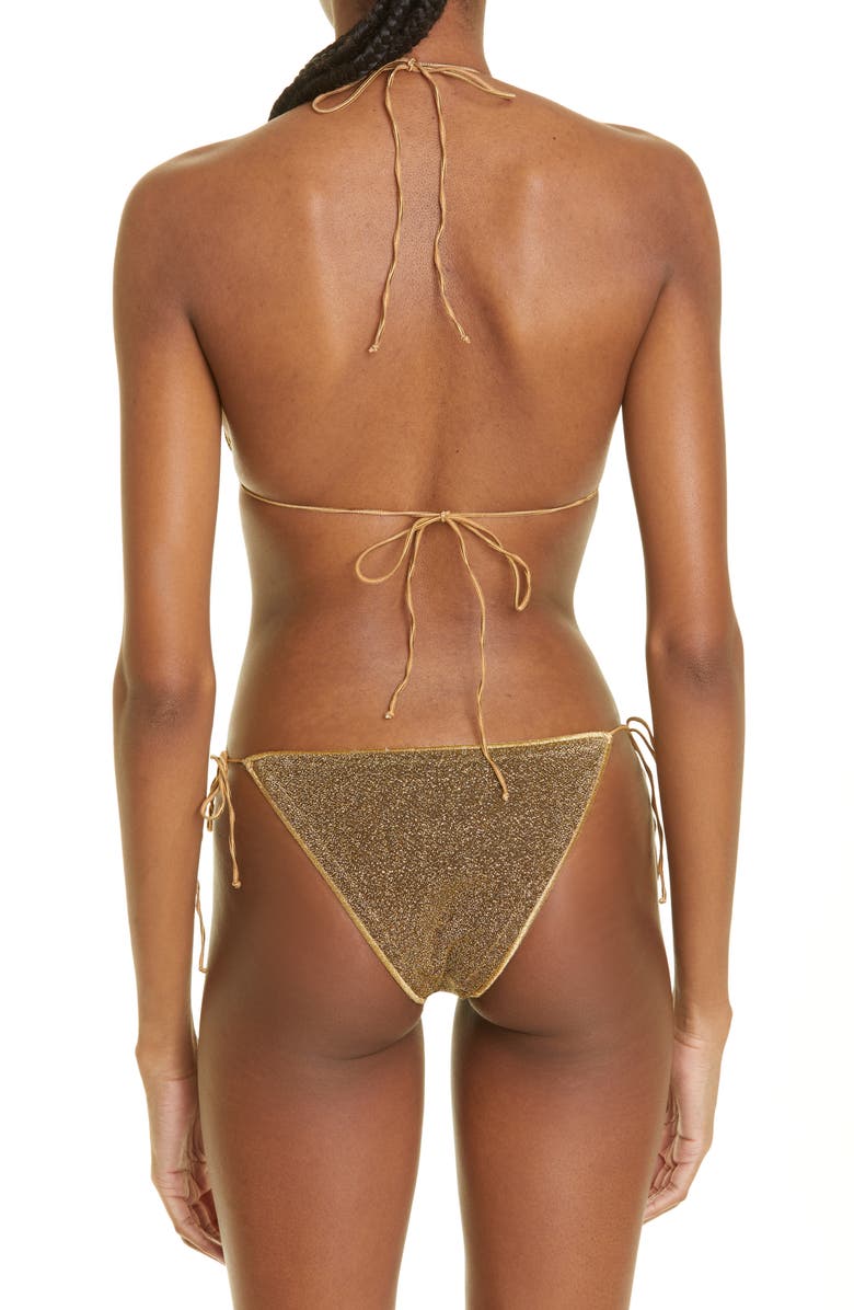 Oséree Lumière Microkini Ring Two-Piece Swimsuit, Alternate, color, 