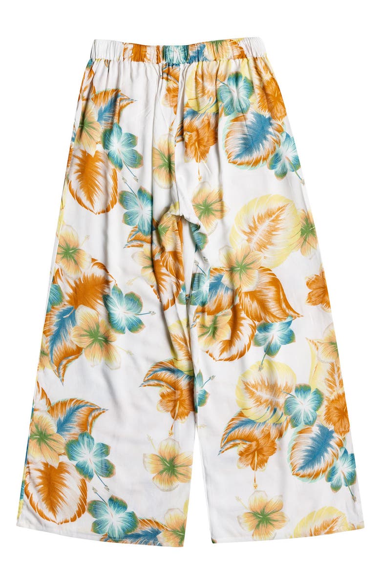 Roxy Midnight Avenue Wide Leg Floral Pants, Alternate, color,