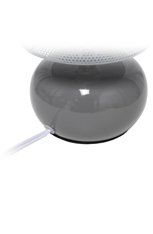 Lalia Home Mesh Shade Table Lamp In Gray