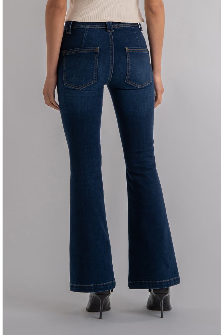 Ana Seamed High Waist Flare Jeans, Alternate, color, HIGHLANDS W/DAR