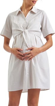 Ripe Maternity Bronte Tie Up Dress