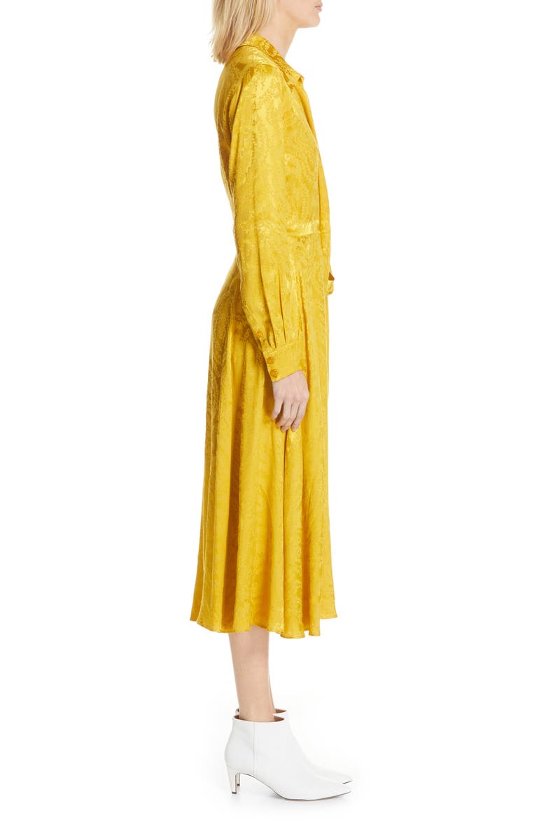 Baily Jacquard Midi Dress, Alternate, color, SWIRL