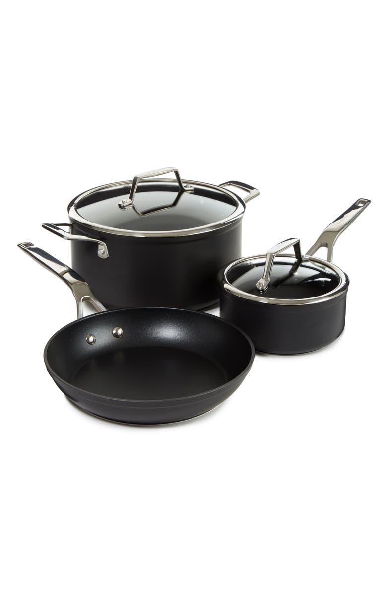 BergHOFF Essentials 5-Piece Cookware Set, Main, color, Black