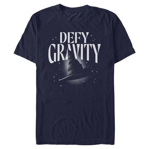 Men's Defy Gravity Witch Hat Short Sleeve Graphic T-Shirt