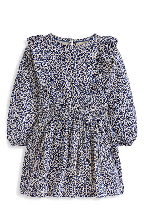 Kids' Shirred Waist Jersey Dress
