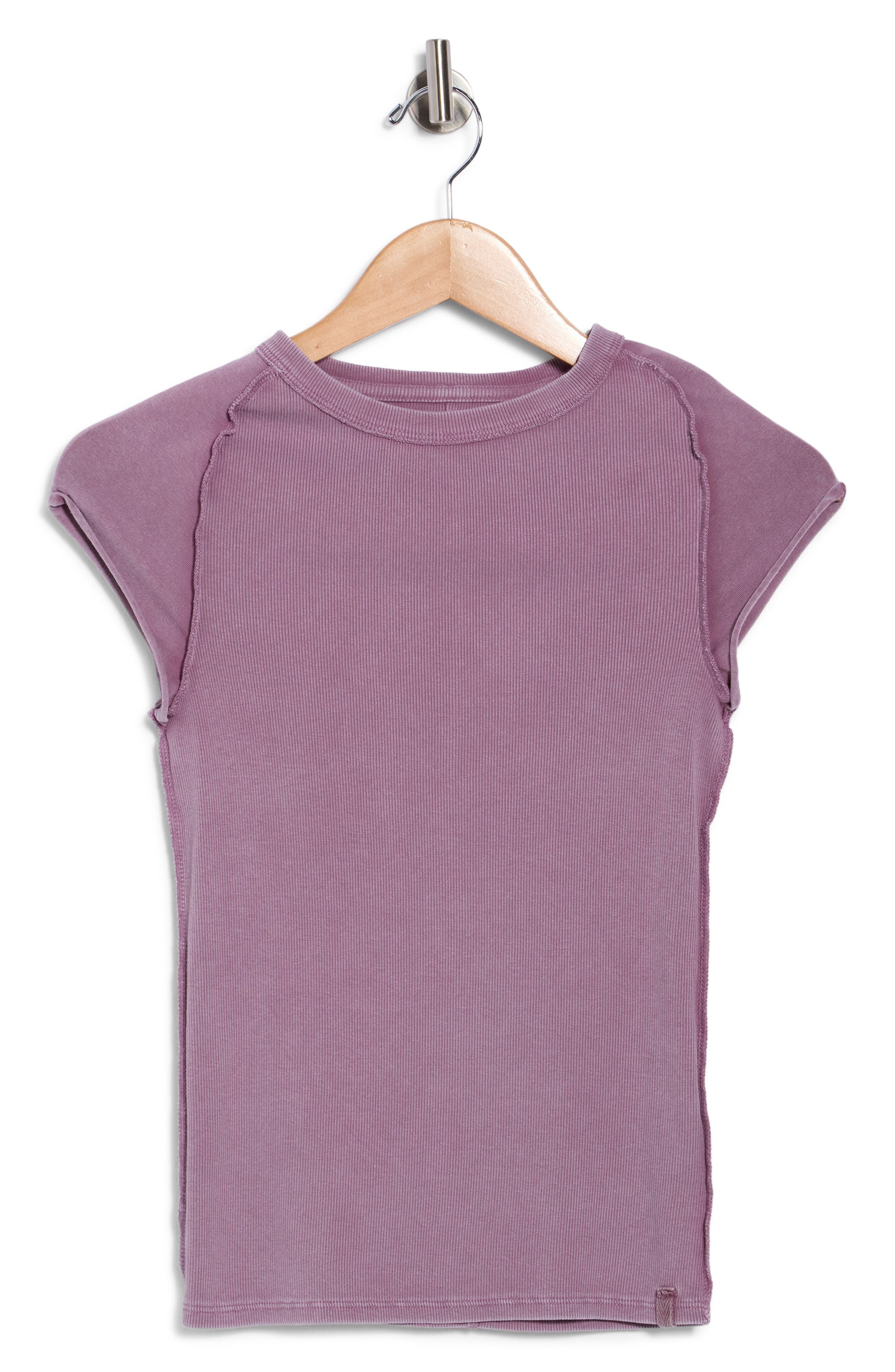 Free People Ever Had Cap Sleeve Cotton T-Shirt