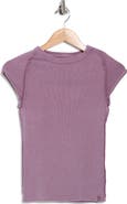 Free People Ever Had Cap Sleeve Cotton T-Shirt