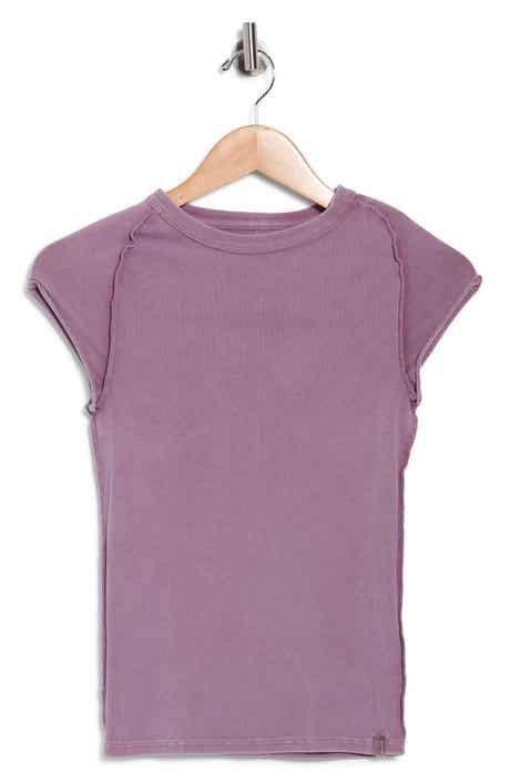 Free People Ever Had Cap Sleeve Cotton T-Shirt