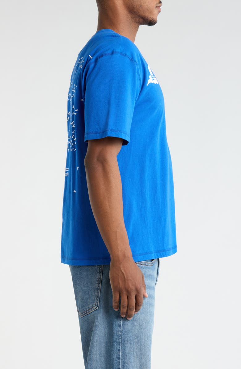 RC Outdoor Supply Birds Graphic Cotton T-Shirt, Alternate, color, Cobalt