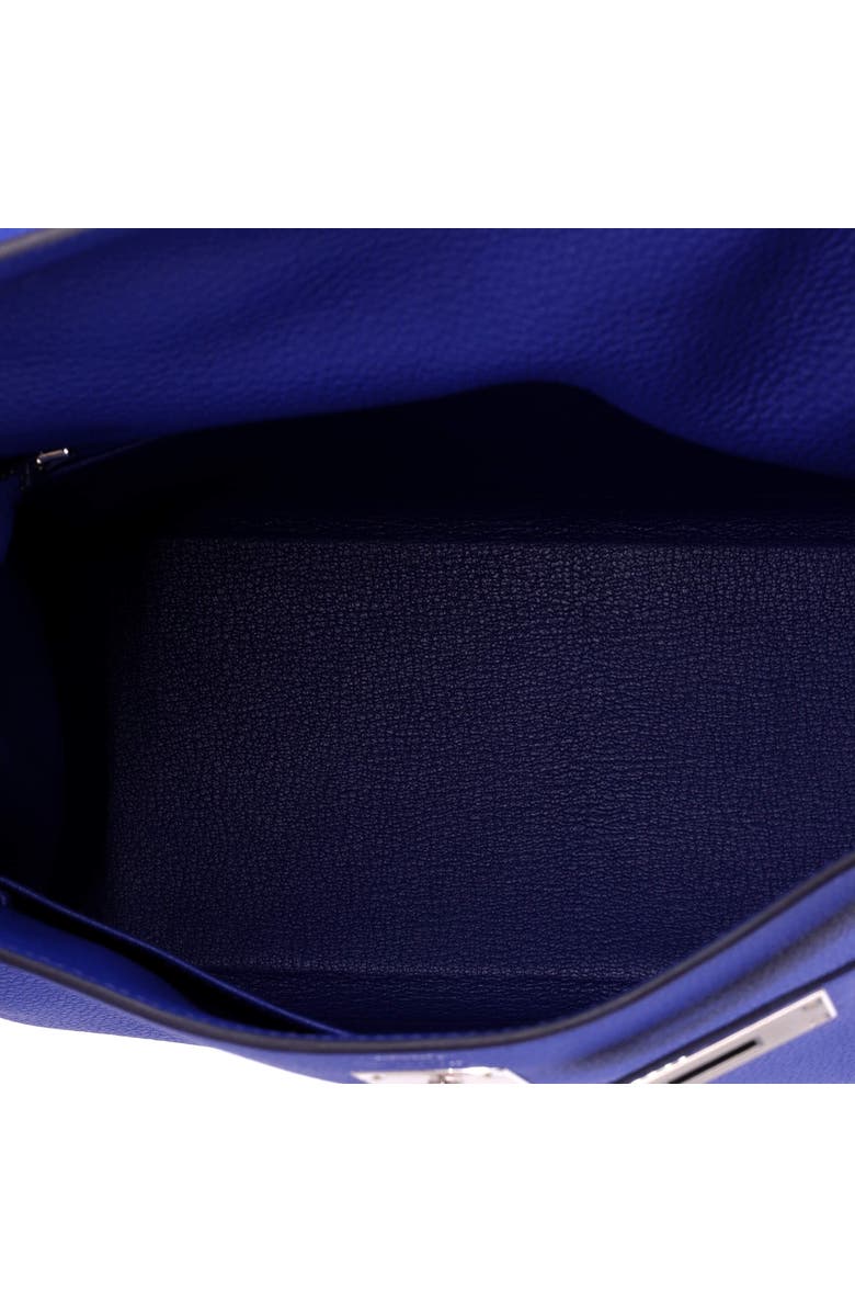 Pre-Owned Hermes Kelly Handbag Blue Togo with Palladium Hardware 28, Alternate, color, Bleu Royal