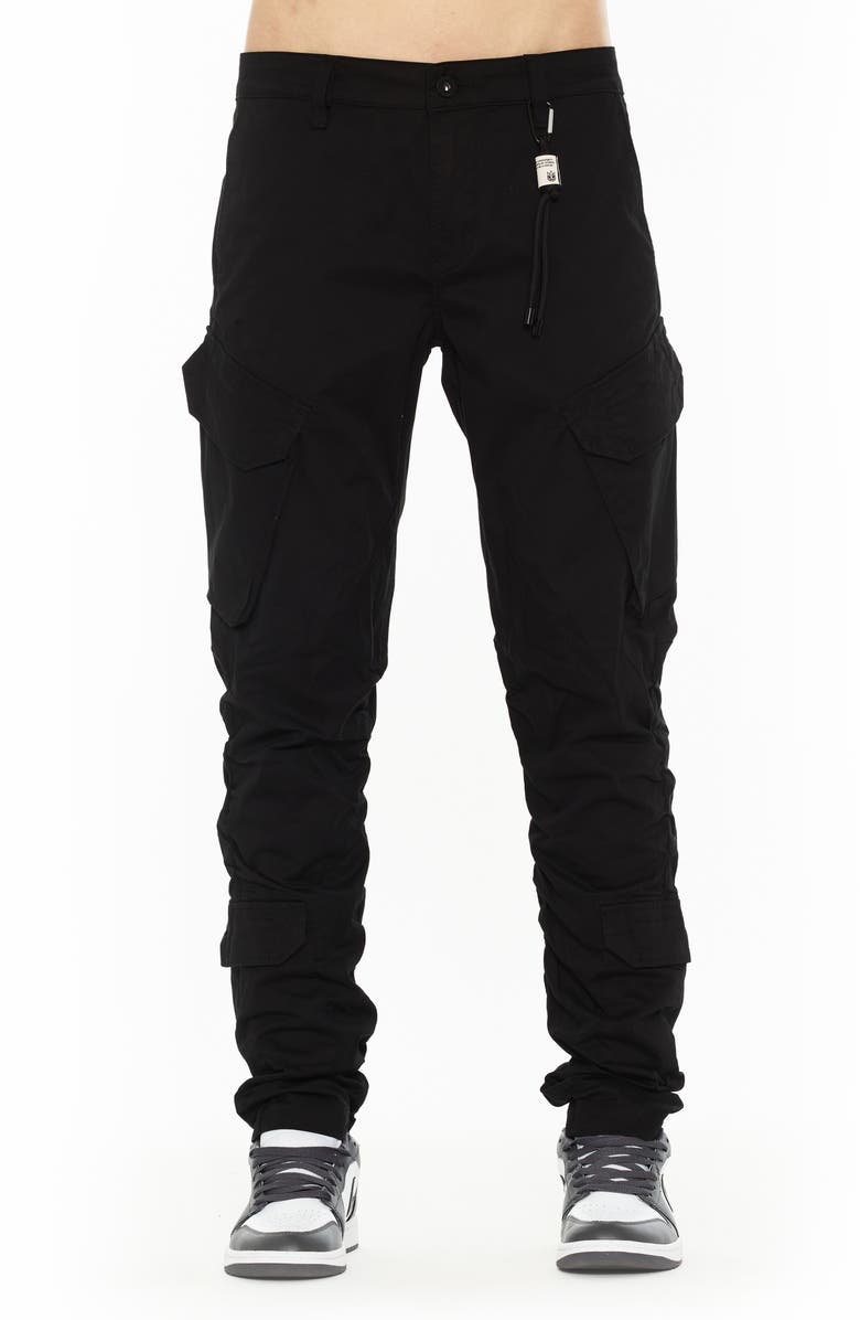 Cult of Individuality Rocker 606 Cargo Jeans, Main, color, Black