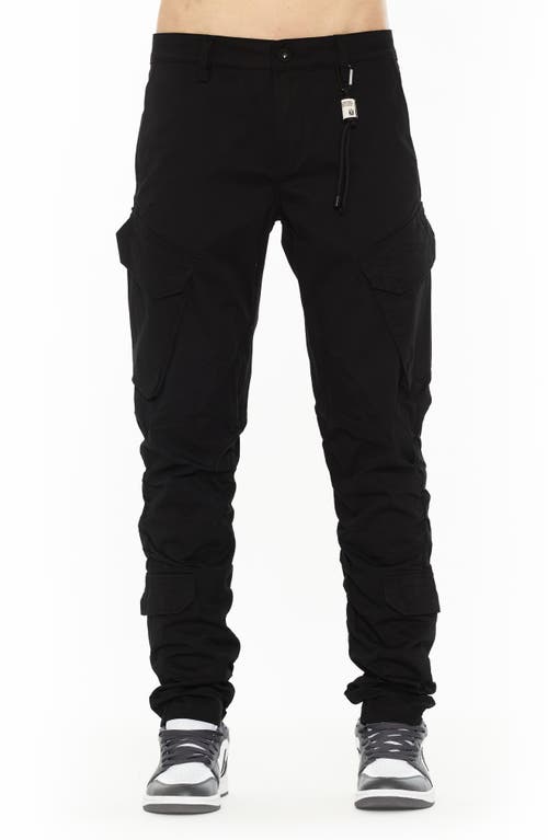 Cult Of Individuality Rocker 606 Cargo Jeans In Black