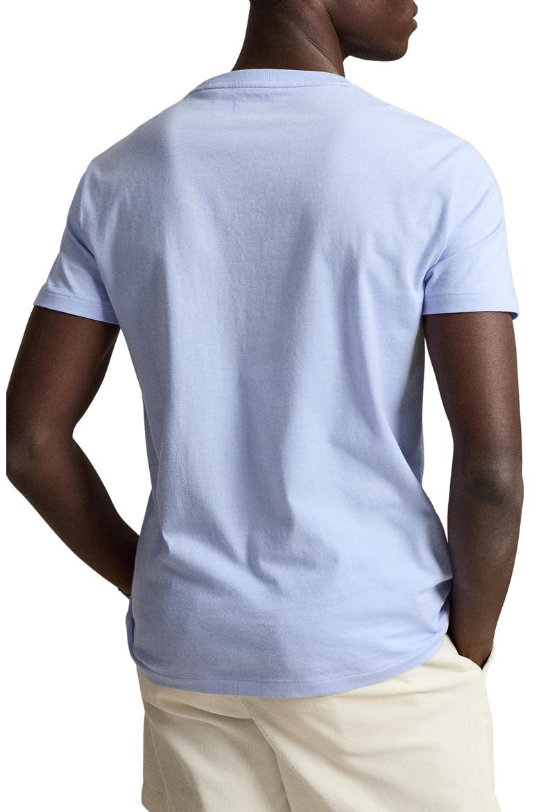 Classic Fit Solid Cotton Jersey T-Shirt, Alternate, color, PEBBLE BLUE/ C3115