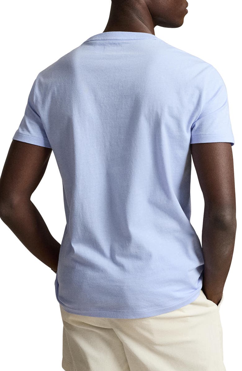 Polo Ralph Lauren Classic Fit Solid Cotton Jersey T-Shirt, Alternate, color, Pebble Blue/ C3115