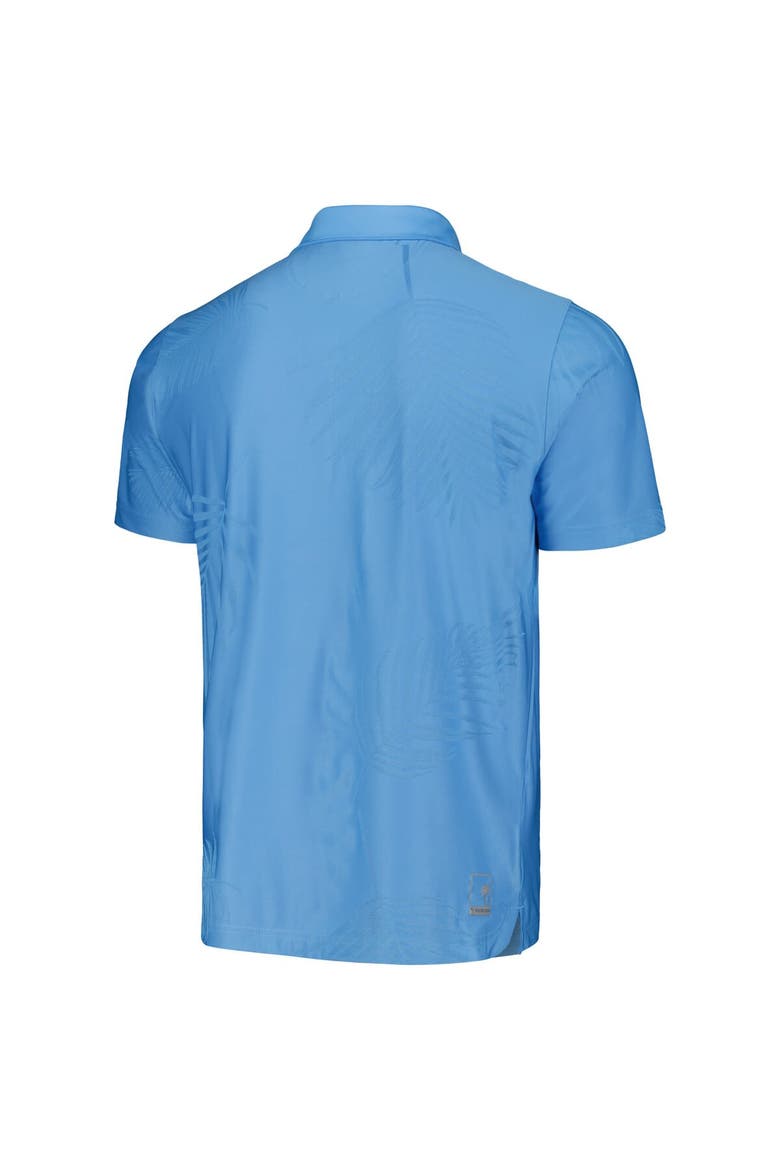Men's Puma x PTC Blue WM Phoenix Open Jacquard MATTR Polo, Alternate, color, Blue