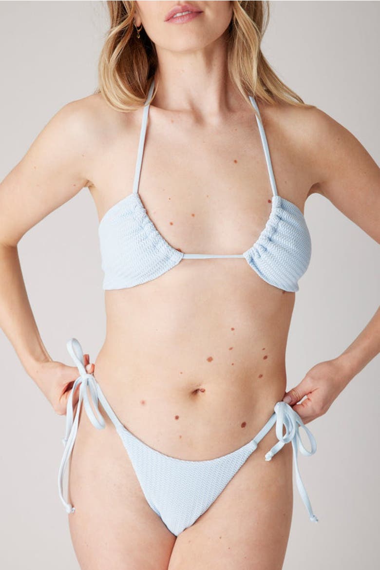 The Side Tie Bottoms - Ripple, Alternate, color, Powder Blue Ripple