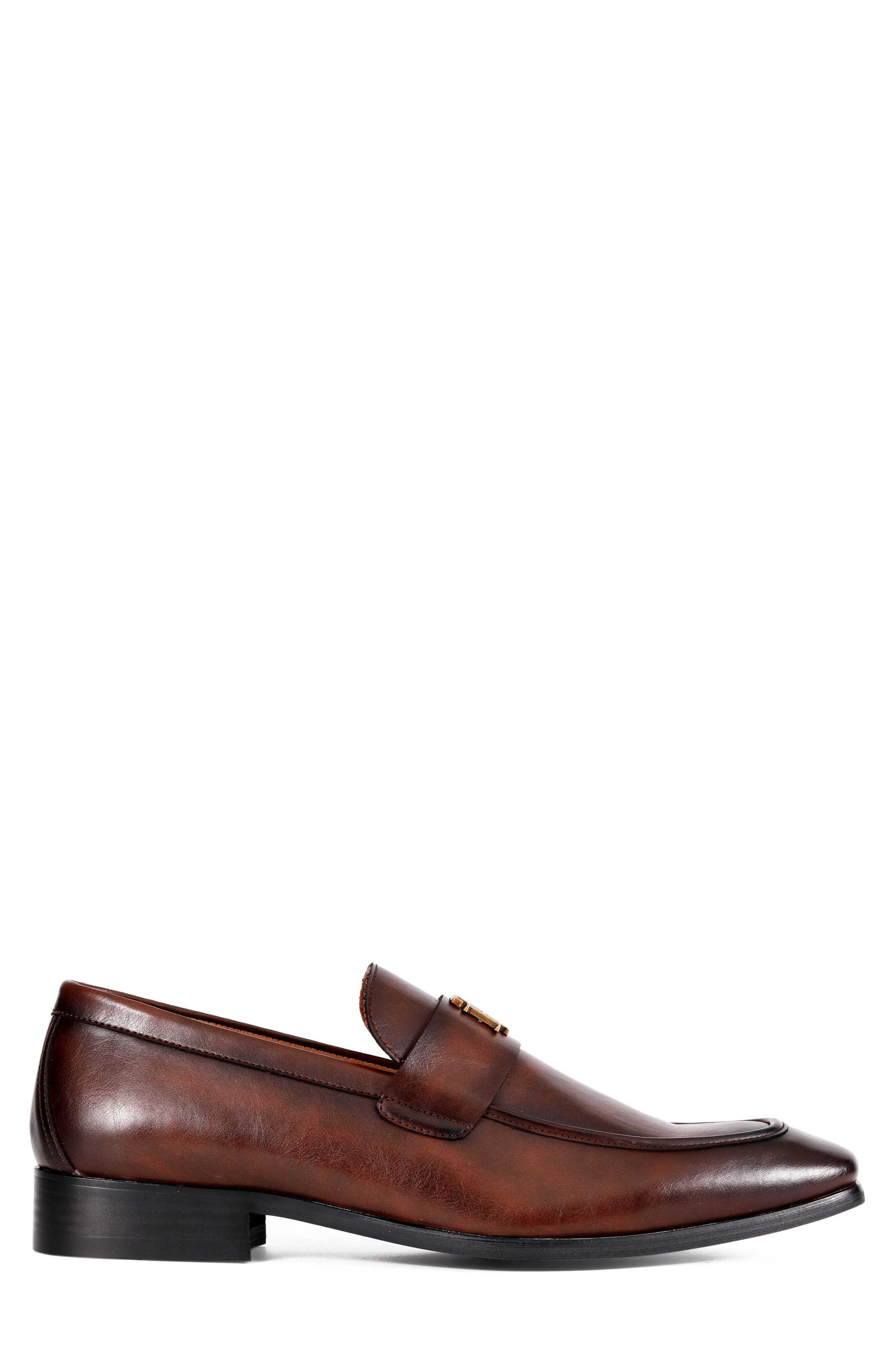 Sawlin Loafer, Alternate, color, DARK BROWN