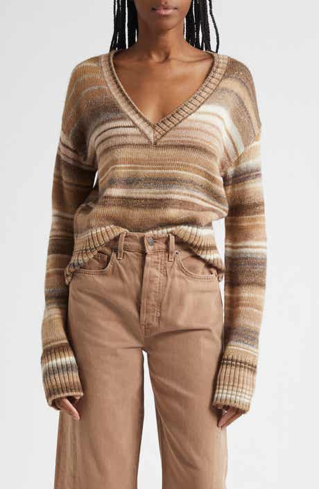 Veronica Beard Diora Stripe Wool Blend Sweater
