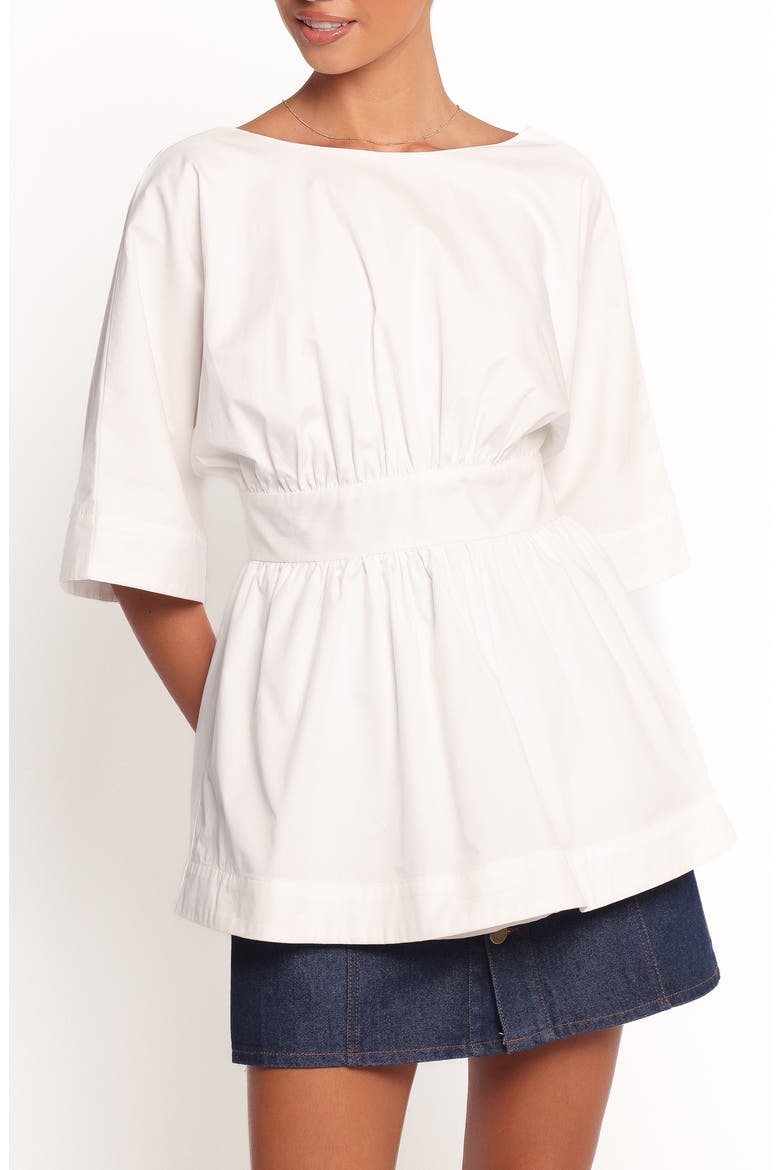 Camila Open Back Top, Main, color, WHITE