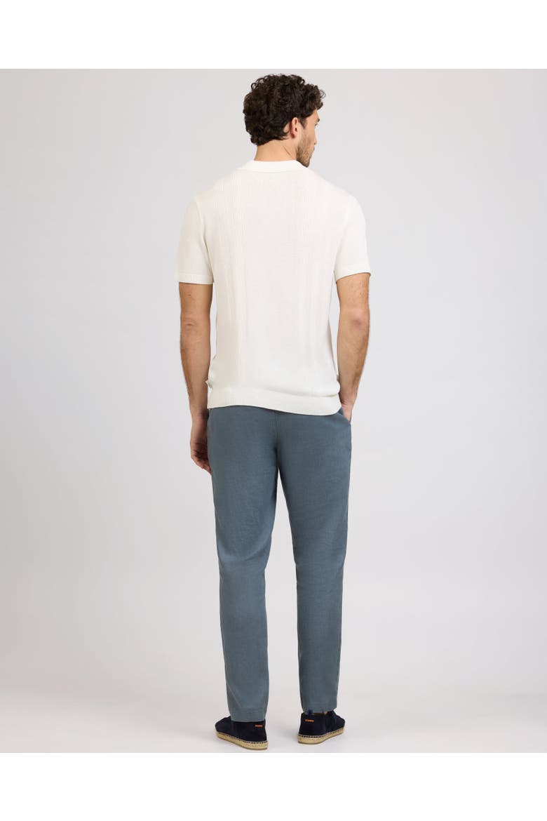 Linen Trouser, Alternate, color, Deep Marine