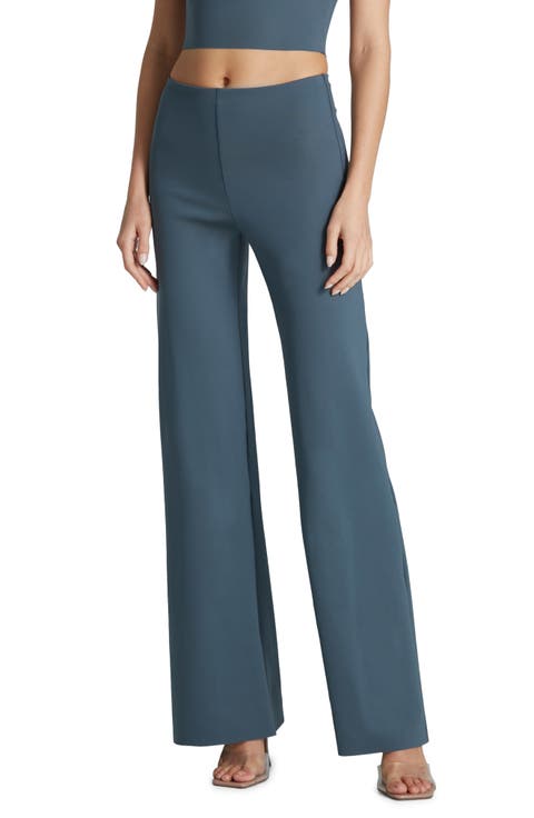 Wide Leg Neoprene Leggings