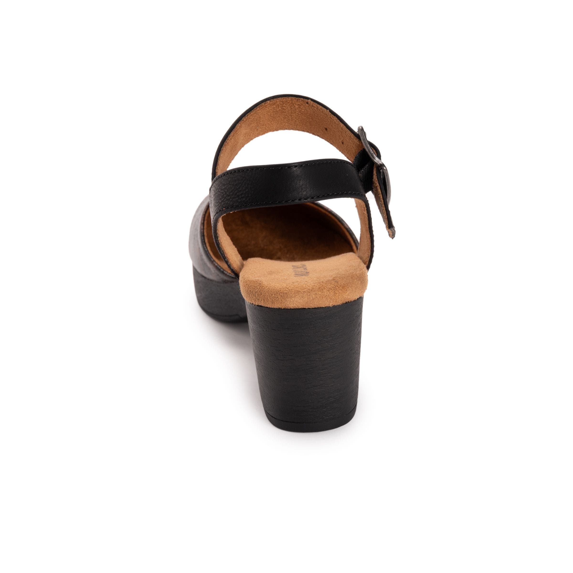 MUK LUKS Merritt Quarter Strap Clog, Alternate, color, Leopard/ Black