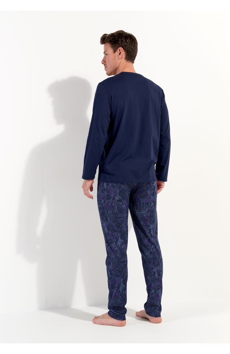 HOM Kenny Long Sleepwear, Alternate, color, Navy Print