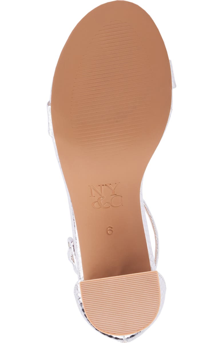 NEW YORK AND COMPANY Lulu Heeled Sandal, Alternate, color, Silver