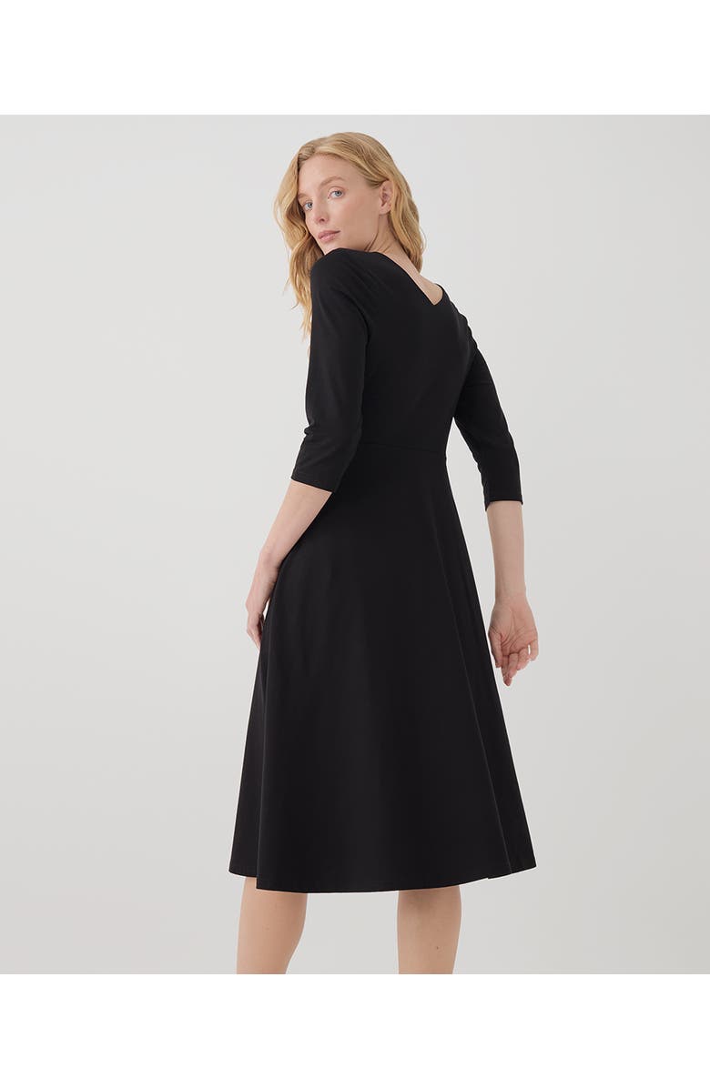 Pact Organic Cotton Fit & Flare Midi Party Dress - Regular, Alternate, color, 