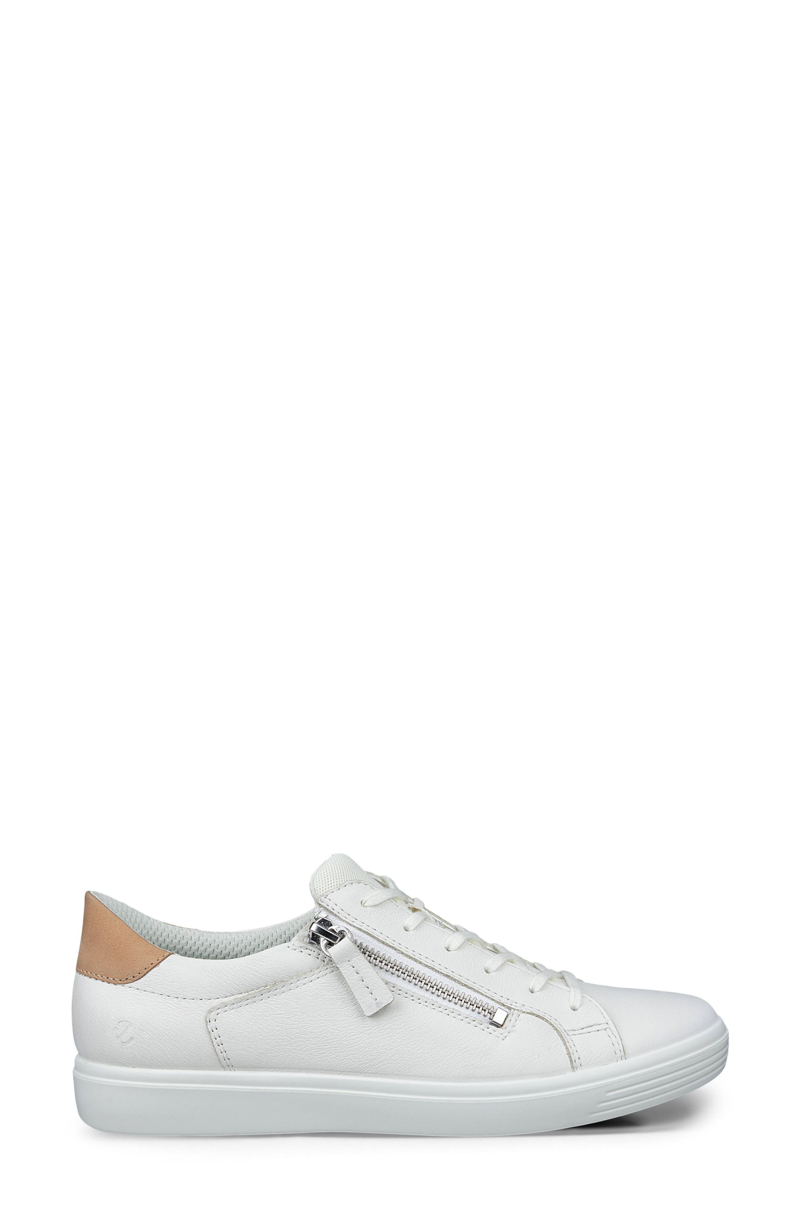 Classic Zip Sneaker, Alternate, color, WHITE/ POWDER