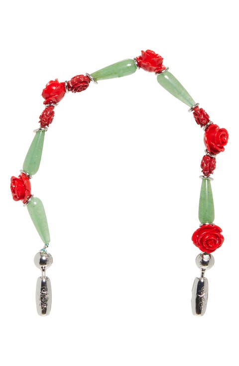 Scarlet Begonias Wristlet