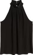 Anne Klein Journey Pleated Halter Top