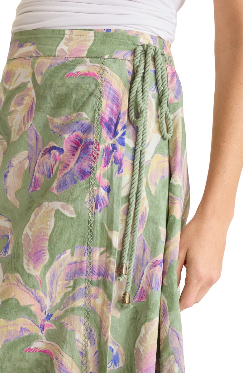 Tommy Bahama Norte Bloom Maxi Wrap Skirt, Alternate, color, 