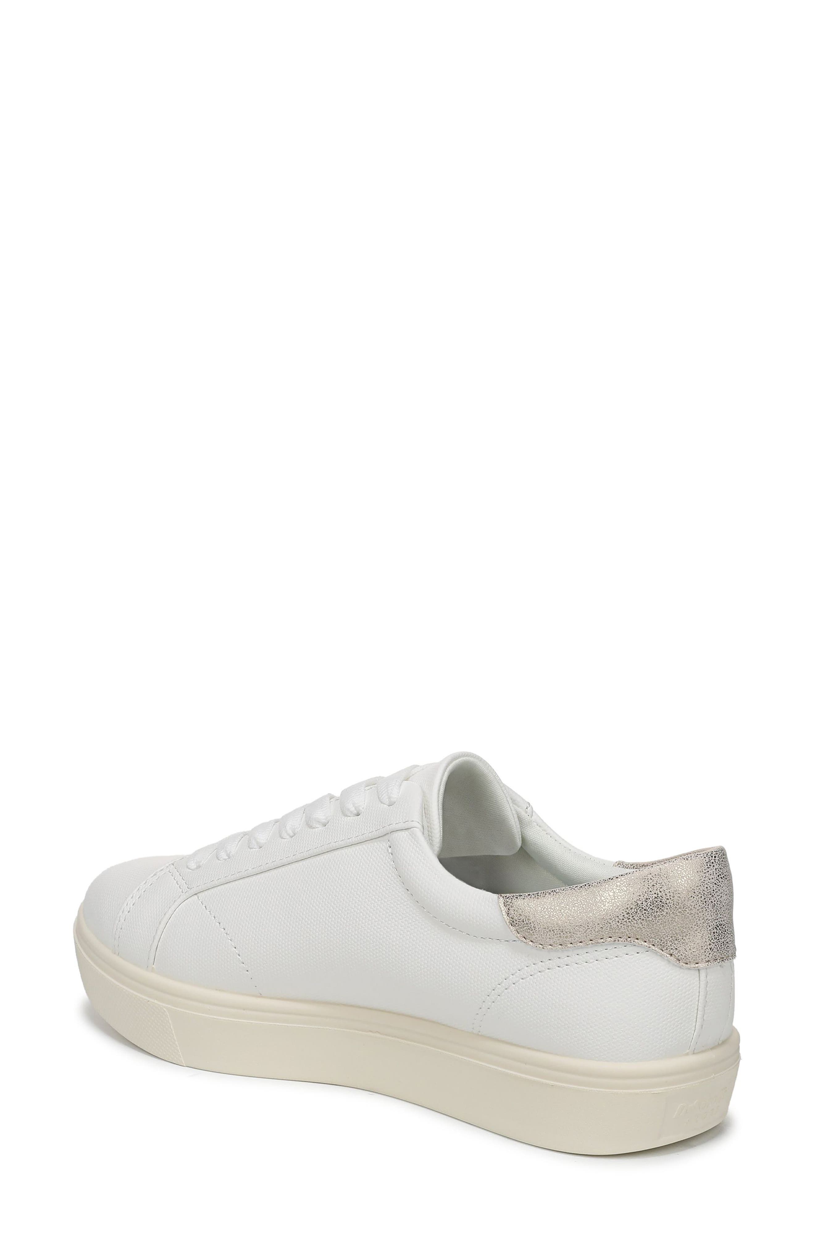 Dr. Scholl's Madi Twill Platform Sneaker, Alternate, color, White