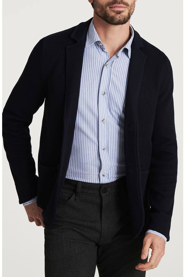 Double Face Blazer, Main, color, NAVY
