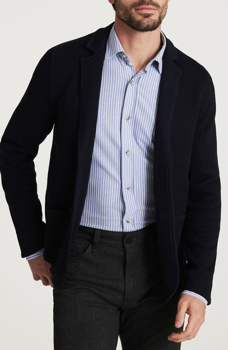 34 Heritage Double Face Blazer, Main, color, Navy