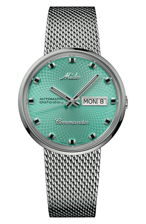 Commander 1959 Automatic Mesh Strap Watch, 37mm