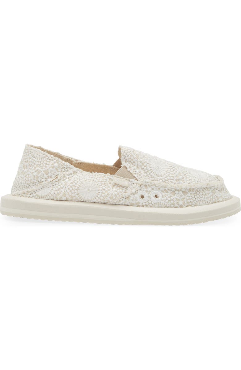Sanuk Donna Lace Slip-On Sneaker, Alternate, color,