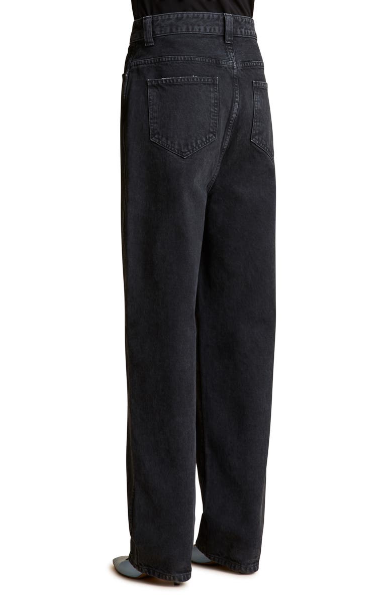 Khaite Martin Baggy Straight Leg Jeans, Alternate, color,