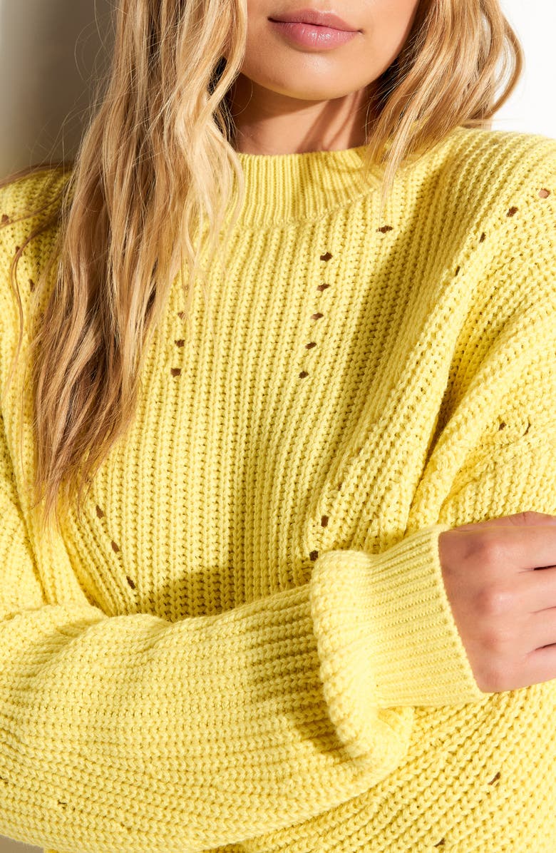 Spiritual Gangster Harper Sweater, Alternate, color, Firefly