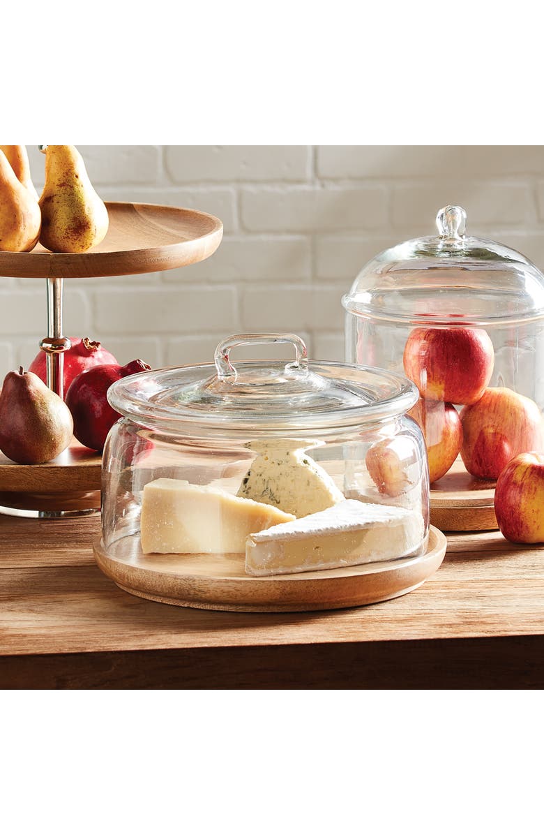 Napa Home & Garden Adrien Tray With Cloche, Alternate, color, Beige