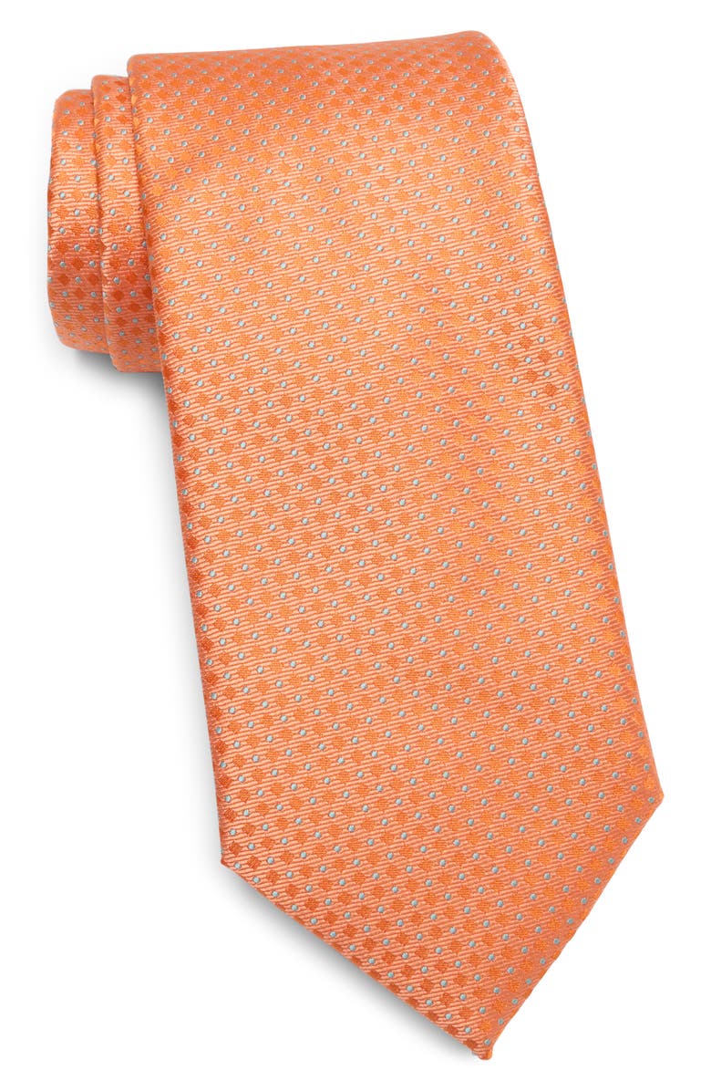 Michael Kors Hotus Minigeometric Tie, Main, color, Orange